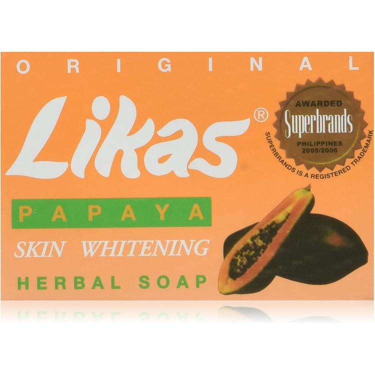 Amazon | Likas PAPAYA SKIN WHITENING HERBAL SOAP 135g x 3pcs